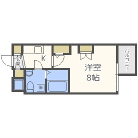 ザ・パーククロス阿波座の物件間取画像